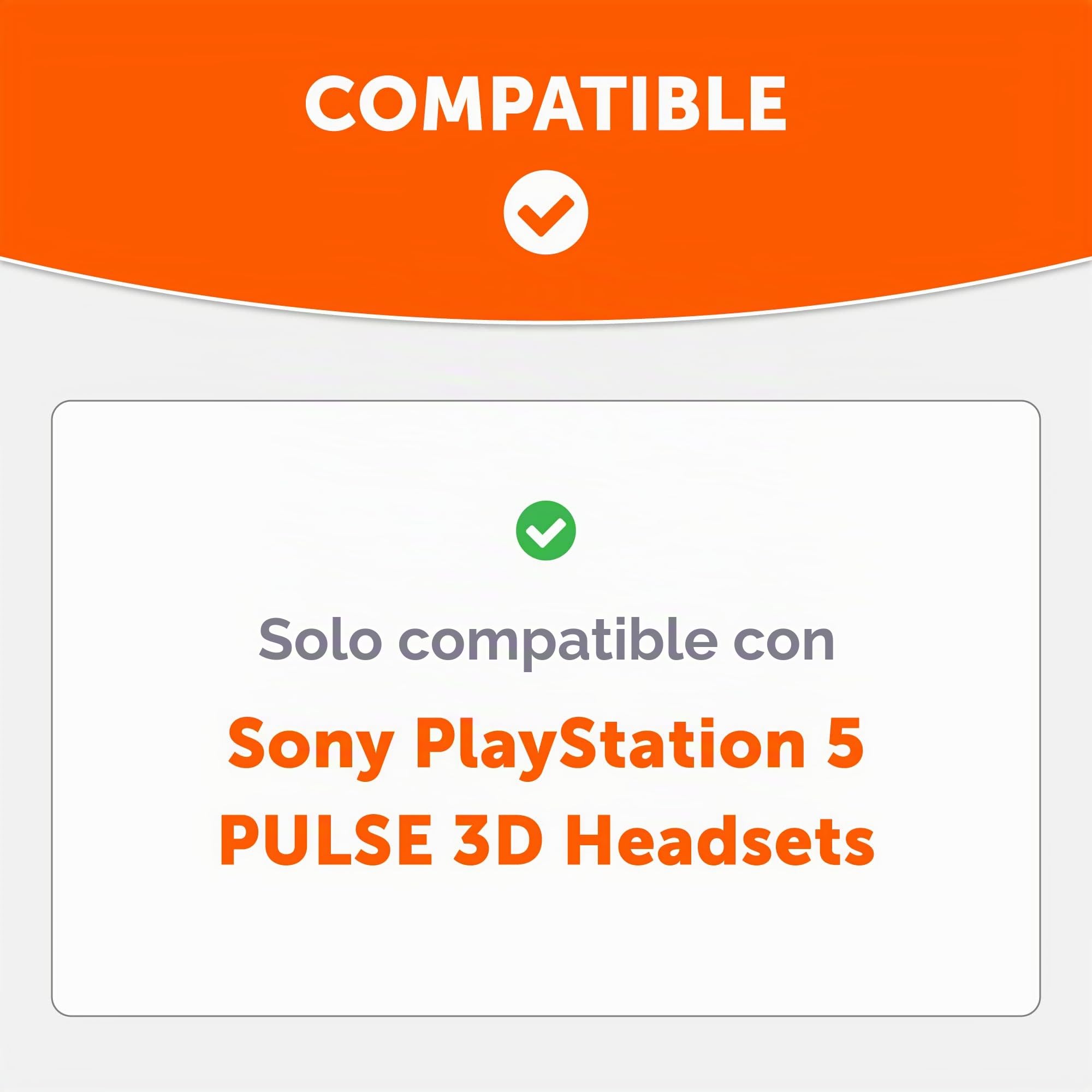 WC Freeze Pulse 3D - Almohadillas de Gel refrescante compatibles con Sony PS5 Pulse 3D, Fabricadas por Wicked Cushions | Cojín más Grueso y Apertura más Amplia | Black