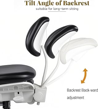 Global-Dental Medical Ergonomic Dental Microscope Dynamic Stools Chair with Foot Controlled Rotation Armrest Adjustable Height Backrest Positioning