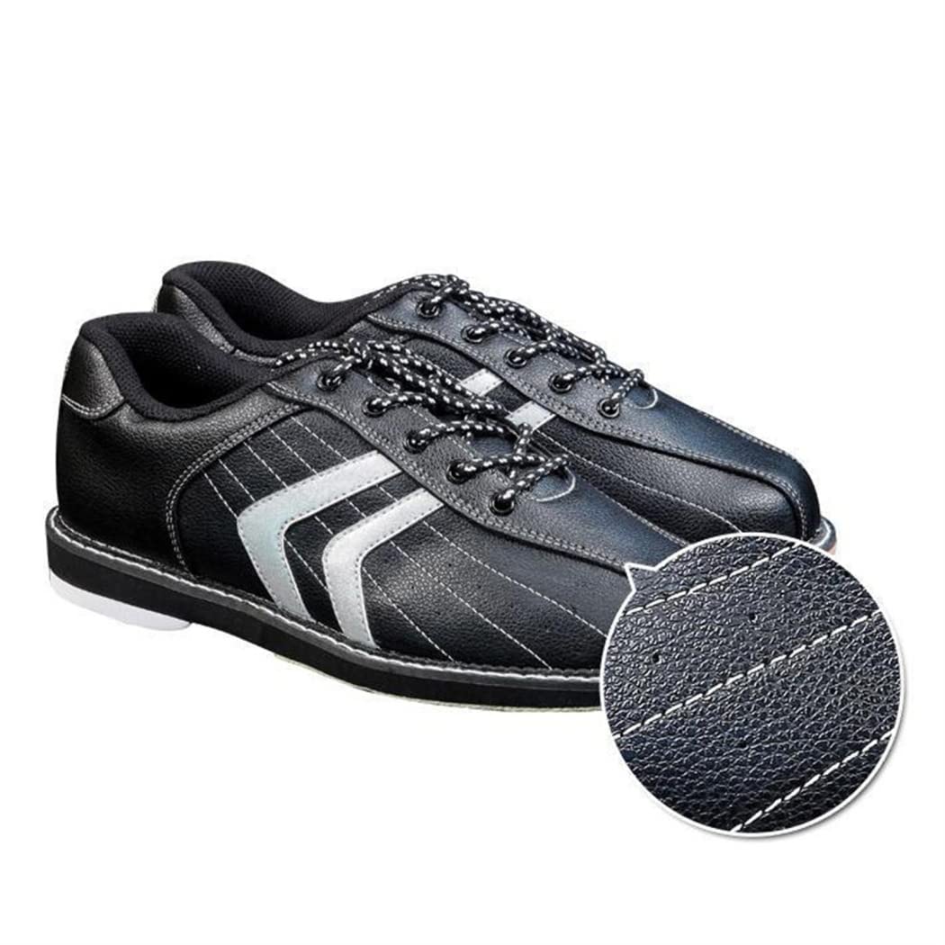 Bowlingschuhe Herren Damen Leder Anti-Rutsch Atmungsaktiver Puffer