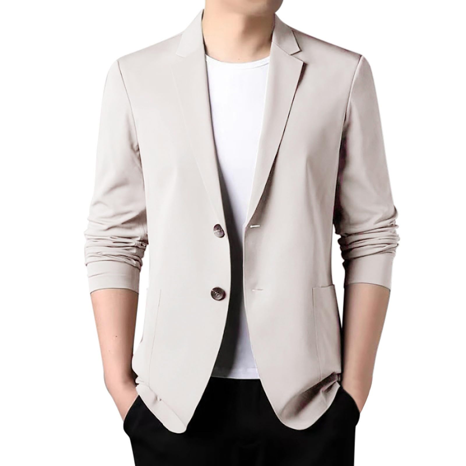 Blazers for Men Business Casual Blazer Suit Jackets One Button Sport Coats Lightweight Business Sports Jackets