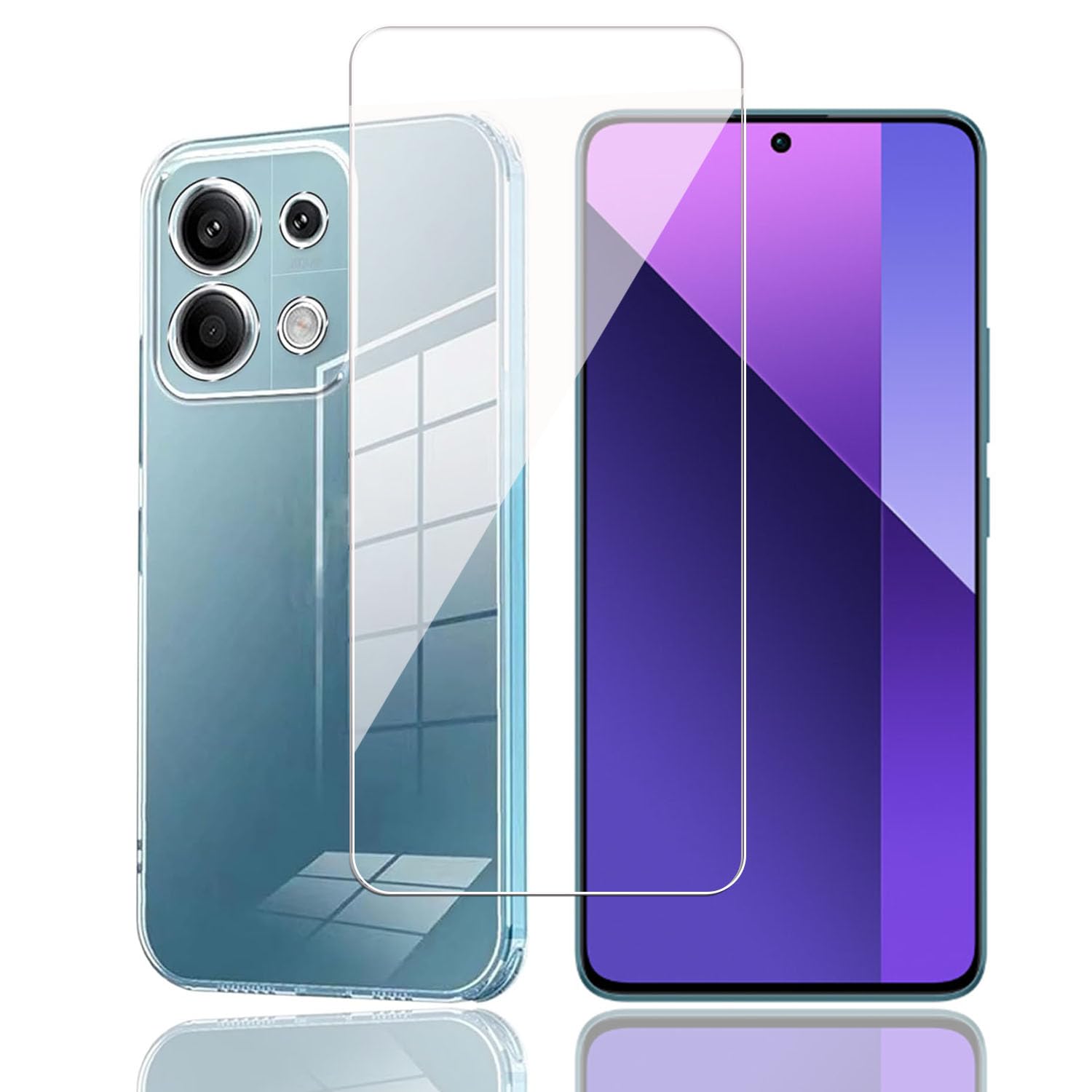 Amazon.co.jp: 対応 Redmi Note 13 Pro 5G 用の ケース + ガラス