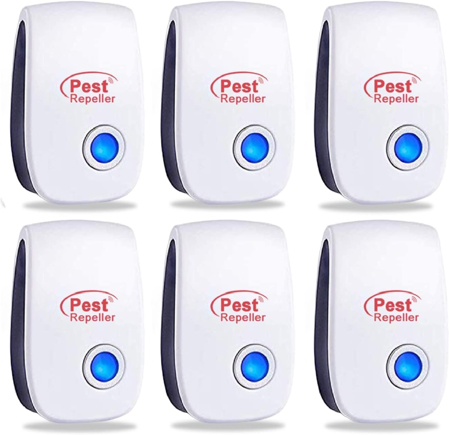 Ultrasonic Pest Repeller, 6 Pack plug in Pest Repellent ElectronicPest Control, Mice Repellent Rat Repellent for Spiders, Ants, Mosquitos, Flies, Rats, Bugs