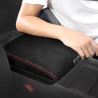 Vista 9 de Funda de repuesto para reposabrazos de consola central, adecuada para Dodge Ram 1500 2500 3500 2013-2018 con consola de asiento de salto, protector