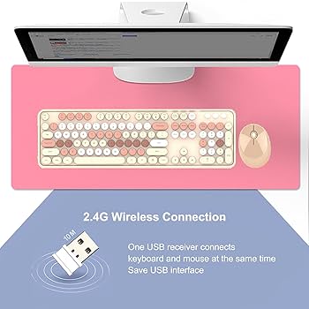 Amazon | 2.4G USB ワイヤレス キーボードとマウス マルチカラー