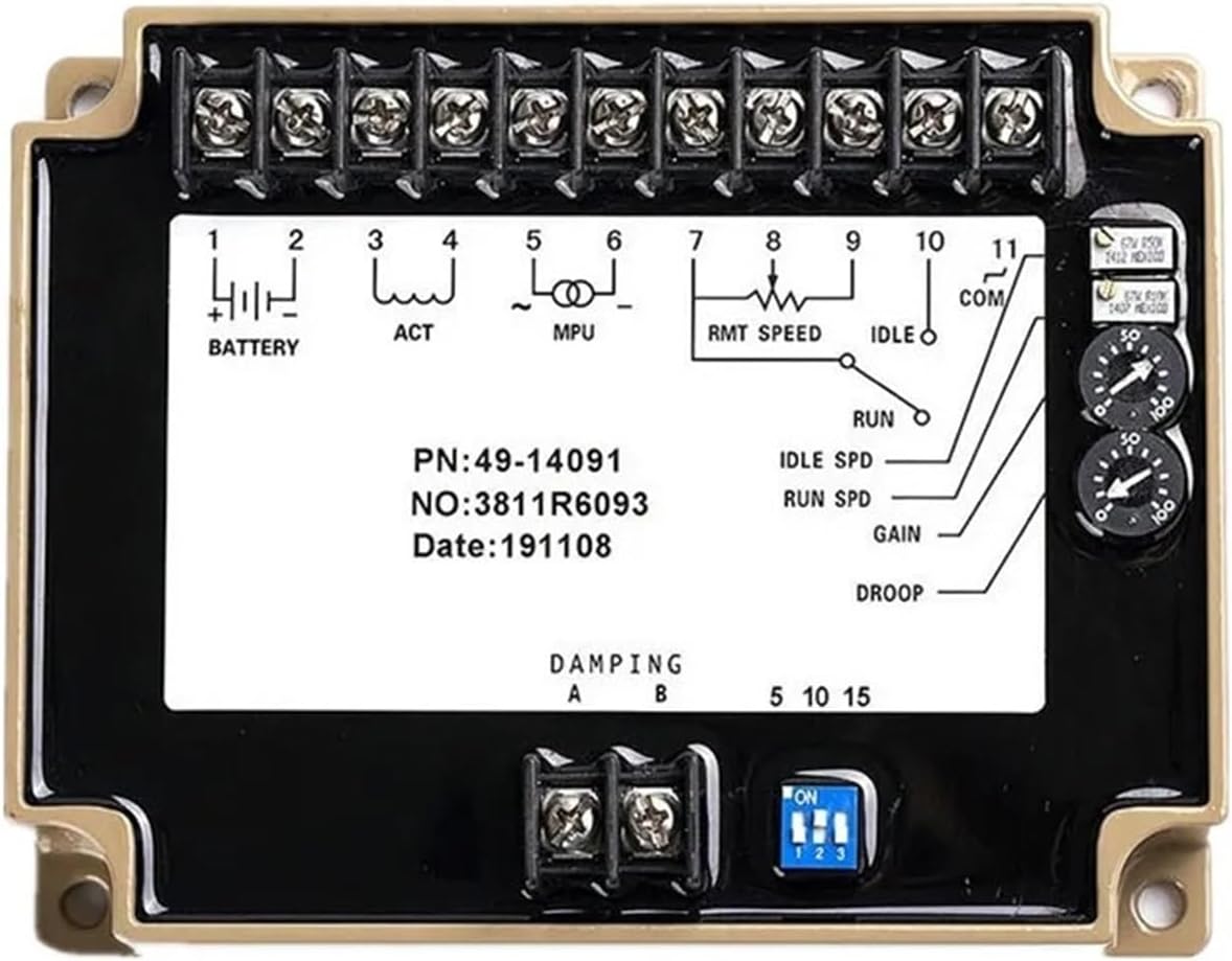 Speed Controller Board Generator Engine Governor 4914090 Speed Governor Control Board Module 4914091 Generator Electronic Spare Parts(4914091)