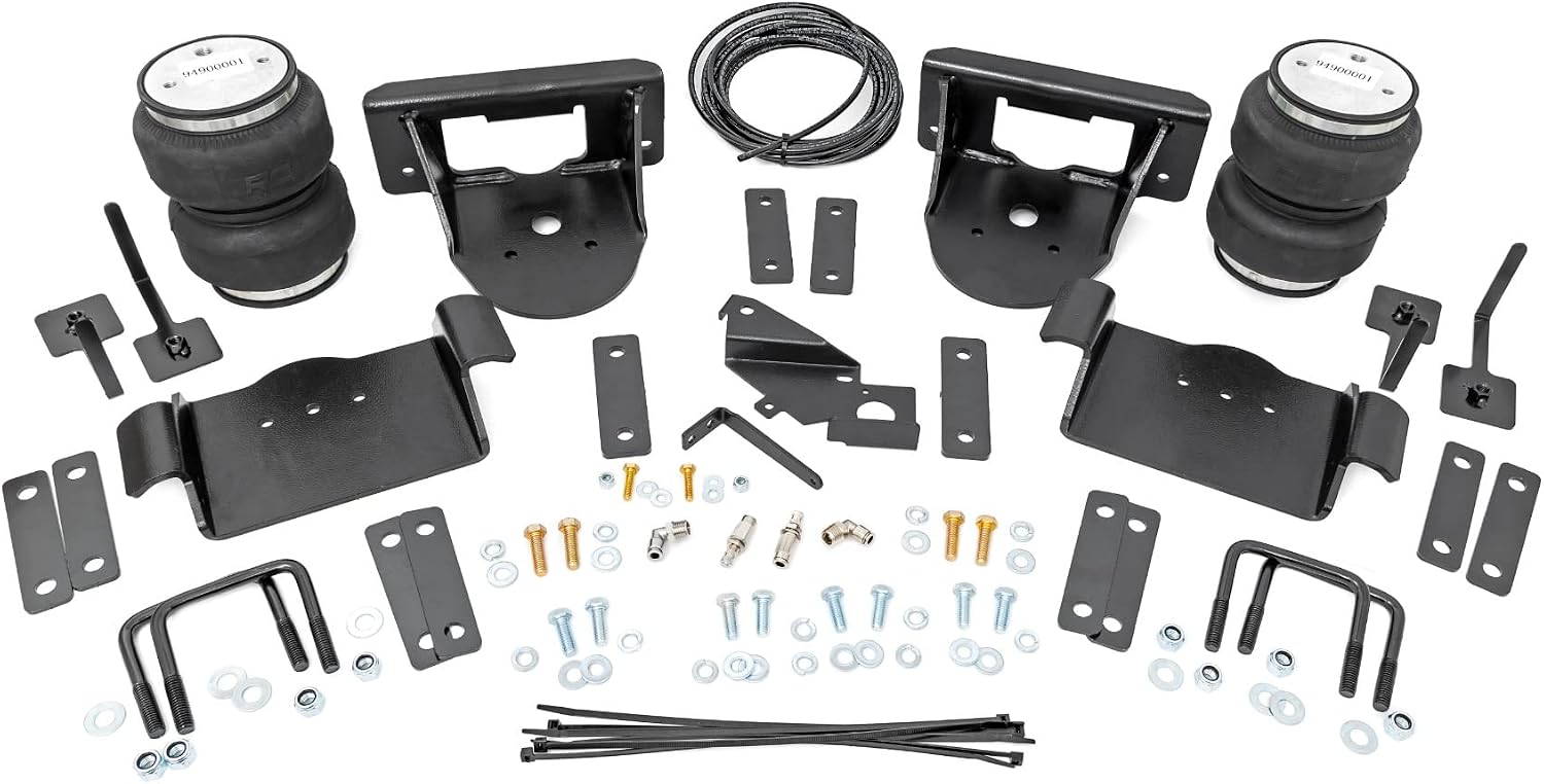 Rough Country Rear Air Spring Kit for Ford F-150 (2021-2025) - Minimizes Trailer Sway, Prevents Bottoming Out