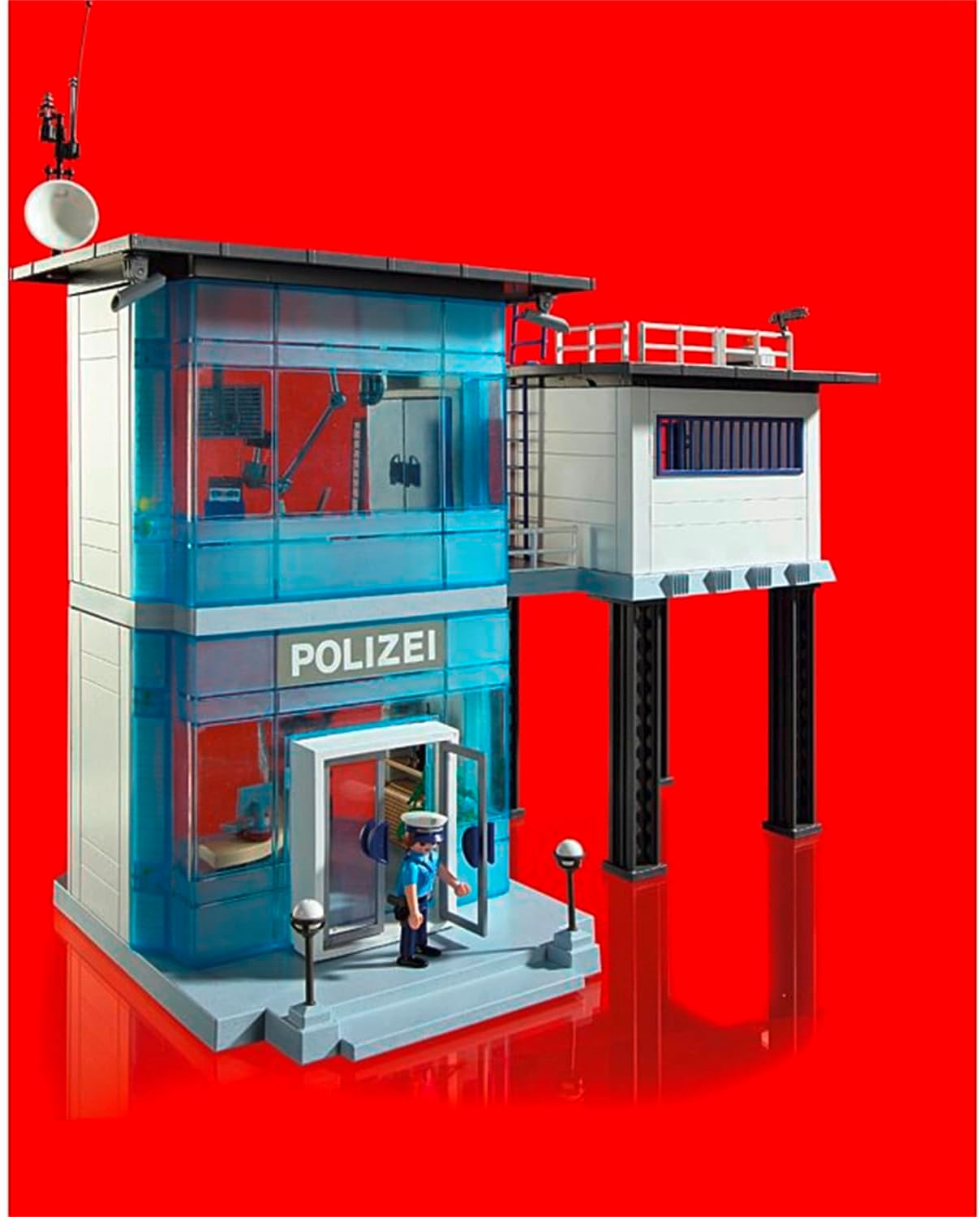 Playmobil 71395 City Action Police Station side view