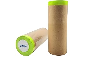 Masking Paper with Tape for-Painting