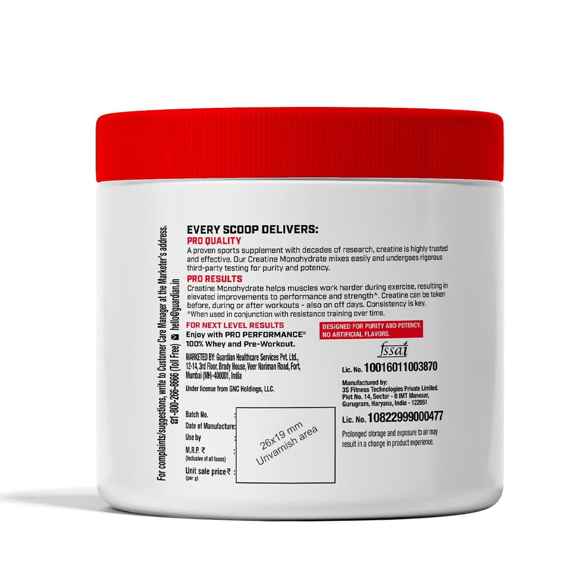 GNC Creatine+ Electrolytes | 3g Creatine Monohydrate + Sodium, Potassium, Calcium, Magnesium | Boosts Muscle Growth, Hydration, Energy & Recovery | Zero Sugar | 100% Veg | 250g | Lemon - Image 8 thumbnail