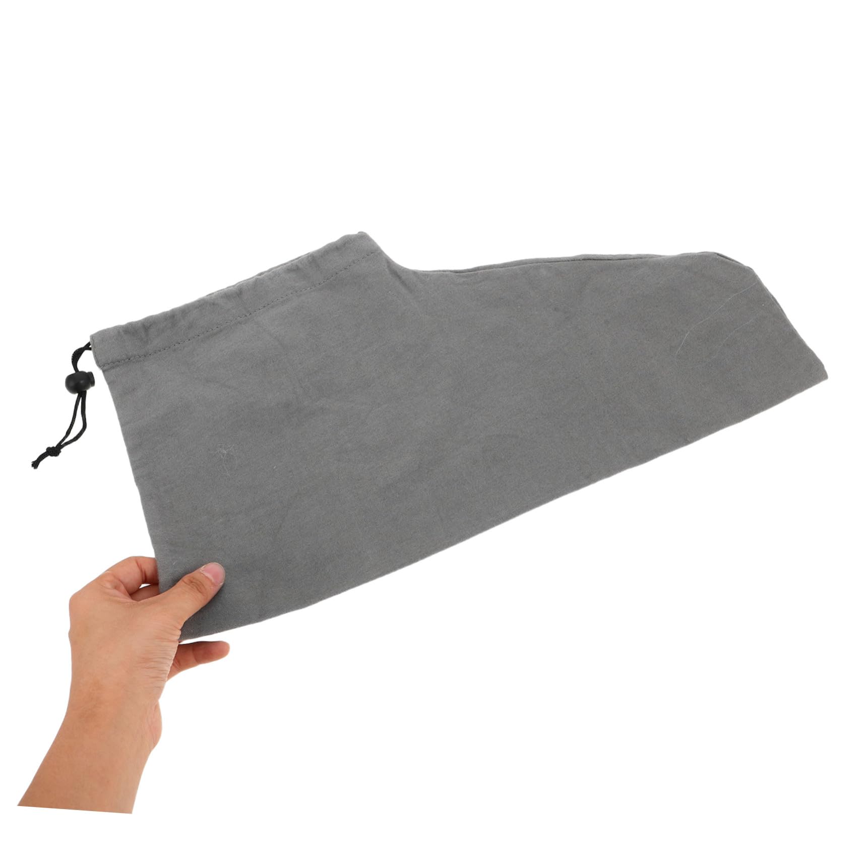Bolsas para Zapatos de Viaje 6 Piezas, Algodón y Plástico, Gris Oscuro