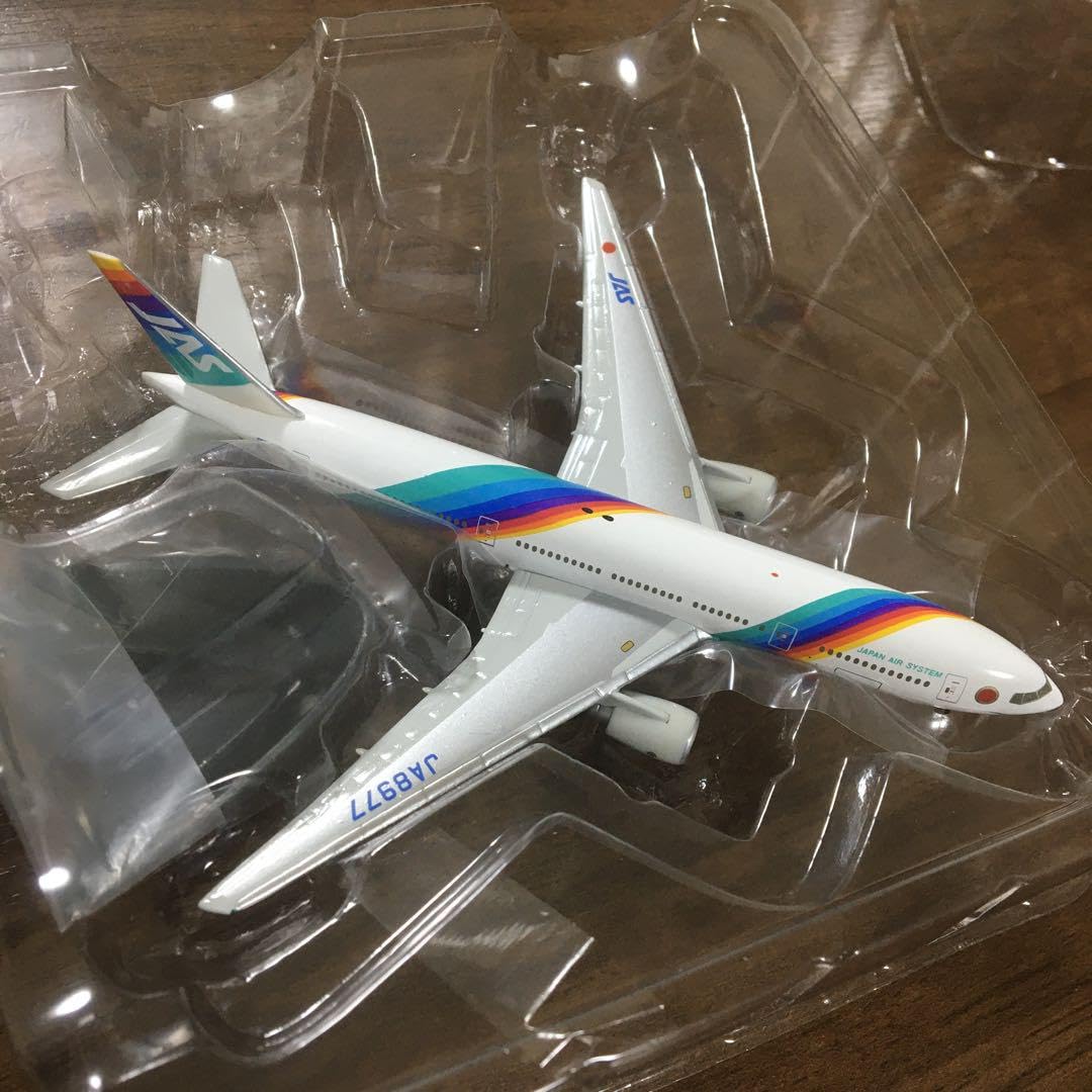 Amazon.co.jp: 日本エアシステムJAS レインボー7 B777-200 : おもちゃ