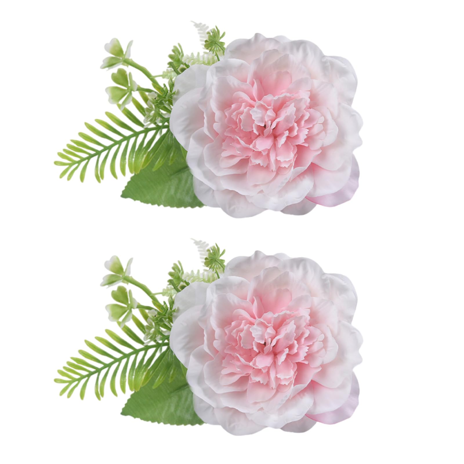 2Pieces Artificial Flower Window Curtain Tiebacks Clips Window Drapery Holders Holdbacks for Weddings Party Decoration Drapery Holdbacks