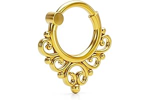 Unique Clicker Septum Ring: Unleash the Midas Touch