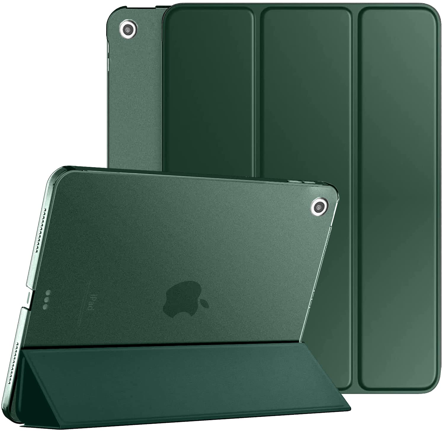 Robustrion Cover for iPad 9th Generation Cover/iPad 8th Generation/iPad 7th Gen Cover Case 10.2 inch [Auto Sleep Wake Support] - Dark Green