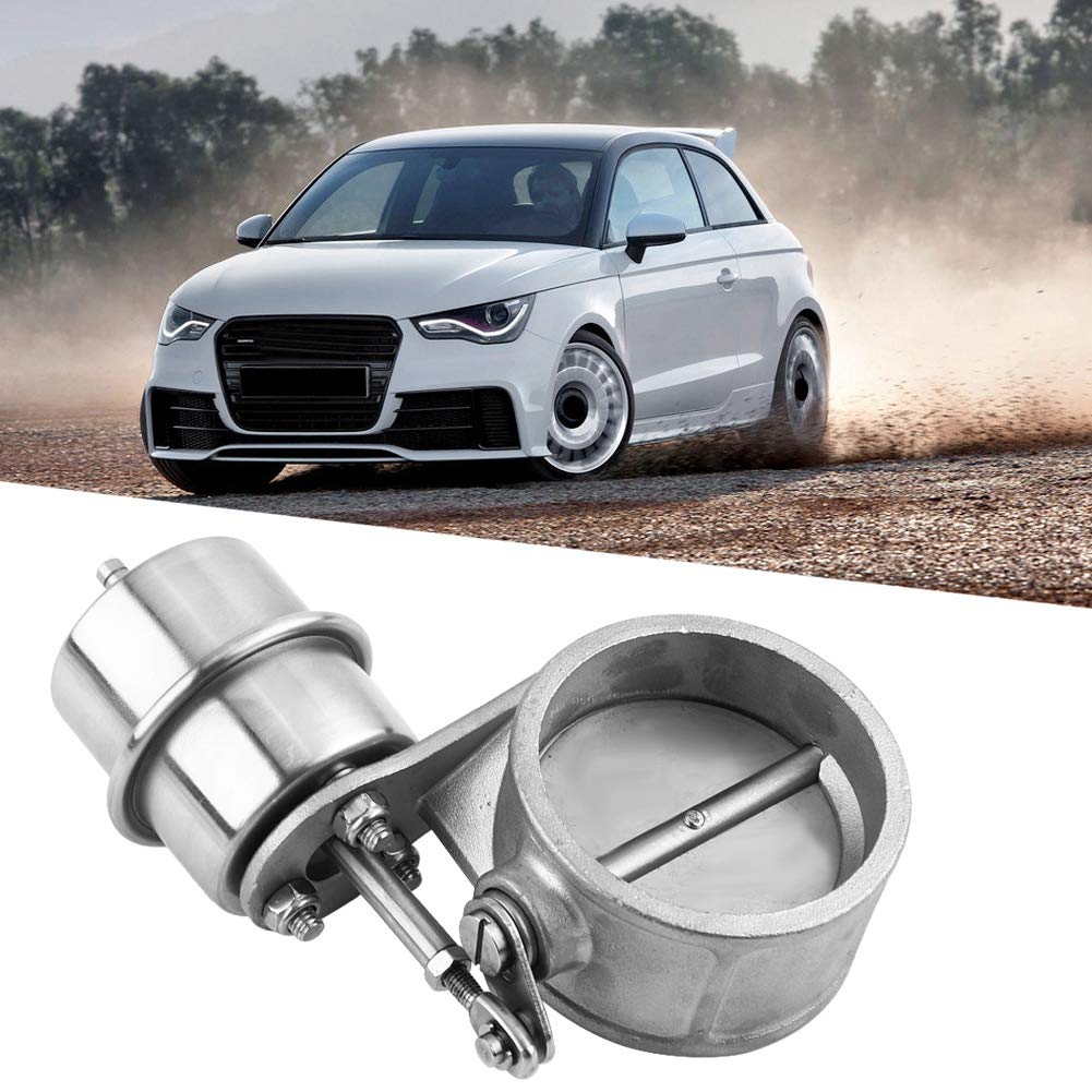 Válvula de control de escape-Duokon Válvula de control de escape de automóvil universal, succión de vacío 2.5"Se adapta a 63 mm D Accesorio para vehículo(Cerrar)
