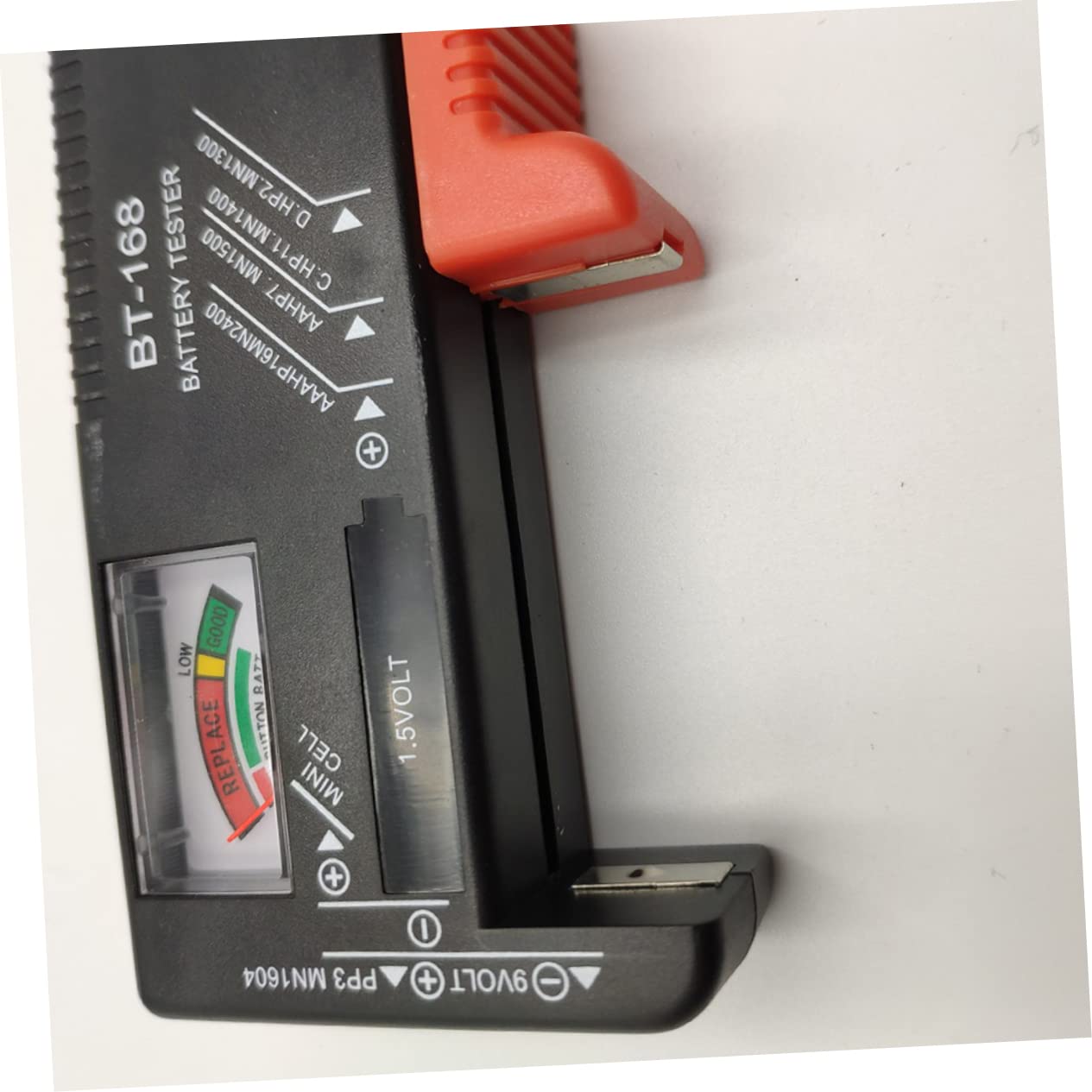 Organizer per Tester di Capacità Integrato, Custodia in Abs Bianco Grande Capacità per Uso Negozio, Supporto e Verifica Pile Aa Aaa