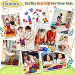Magnetic-Building-Tiles-Kids-Toys-STEM-Magnetic-Blocks-Sensory-Toys-Kids-Games-Magnet-Building-Toys-for-Boys-and-Girls-Aged-3-Kids-Brain-Development-Preschool-Kindergarten-Toddler-Toys