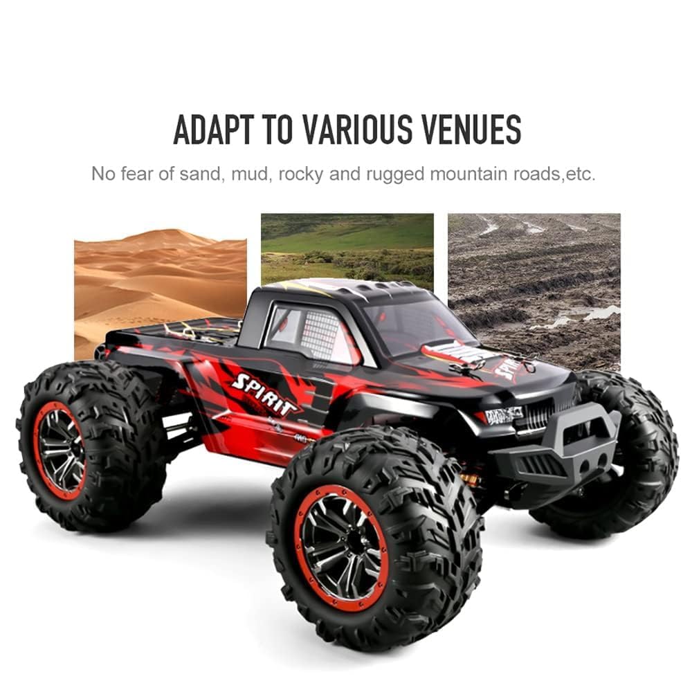 Skala 1:10 60 Km/H Szybki Samochód Rc, 4x4 Monster Truck Atv Z Proporcjonalnym Układem Kierowniczym Do Wspinaczki I Wyścigów, Zabawka Zdalnie Sterowana