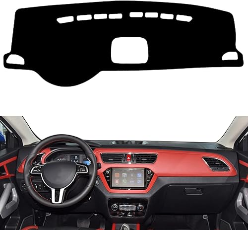 Tapete de cubierta para tablero de salpicadero compatible con JAC S2 T40 iEV7S 2015 2016 2017 2018 2019 volante a la izquierda