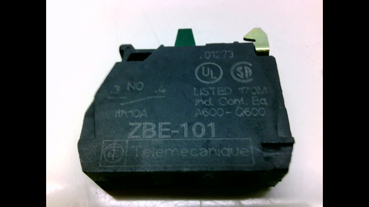 Telemecanique Zbe-101 - Pack Of 7 - N/O Contact Block 22Mm Zbe-101 - Pack Of 7 -