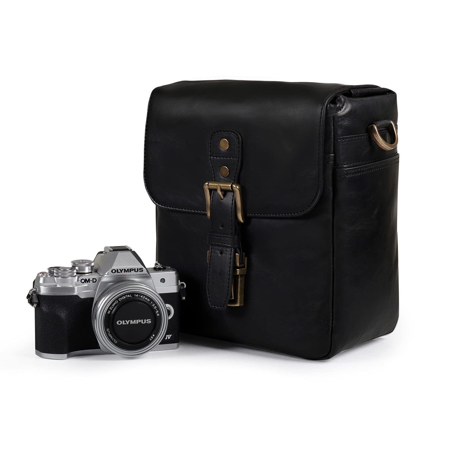 MegaGear MG1521 - Funda para cámaras sin Espejo, instantáneas y DSLR, Color Negro