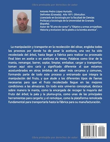 Manipulación y transporte en la recolección del olivar