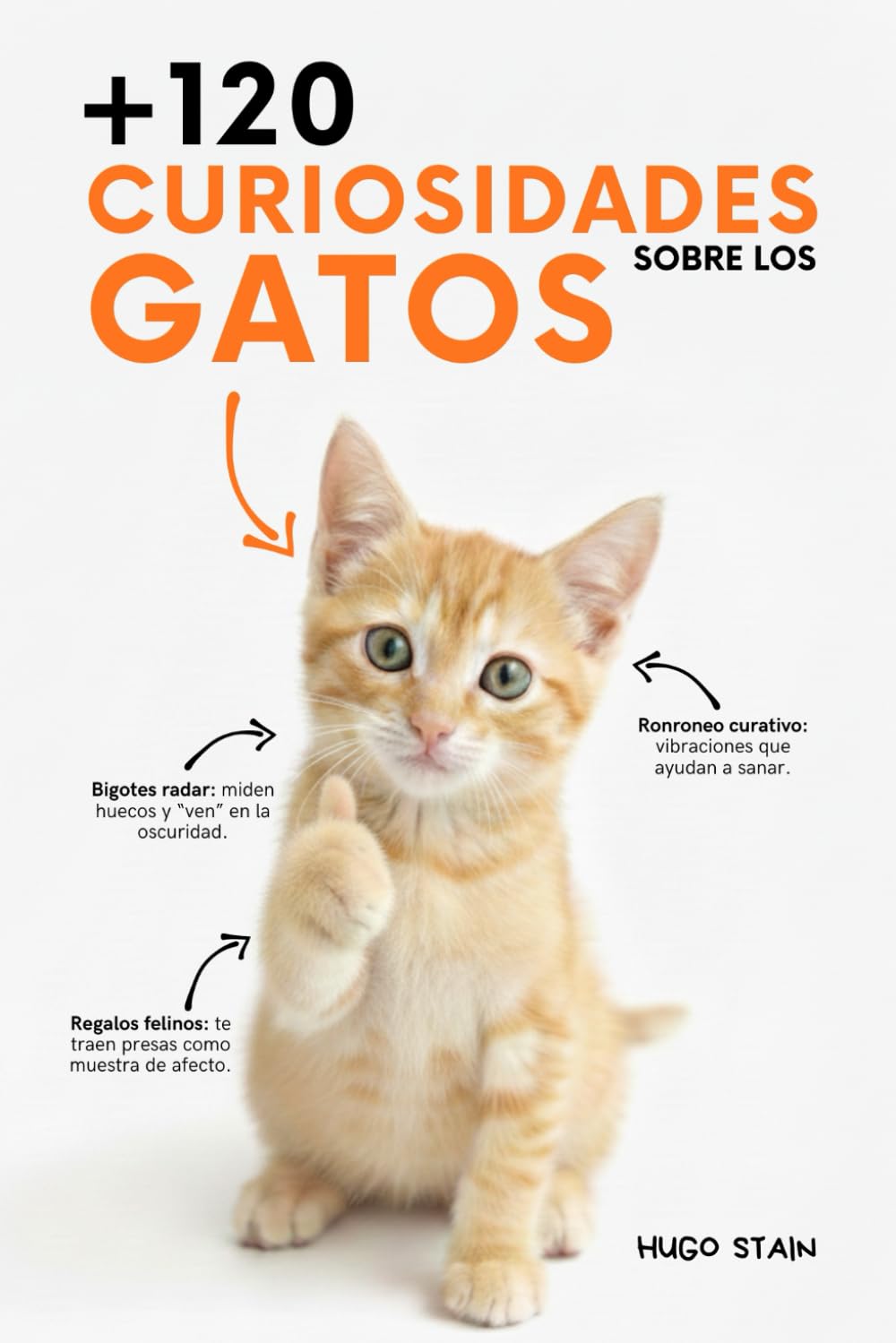 120 CURIOSIDADES sobre GATOS: Datos curiosos sobre los gatos, hechos sorprendentes y consejos prácticos para dueños — ideal como regalo para amantes de los gatos, niños y adultos