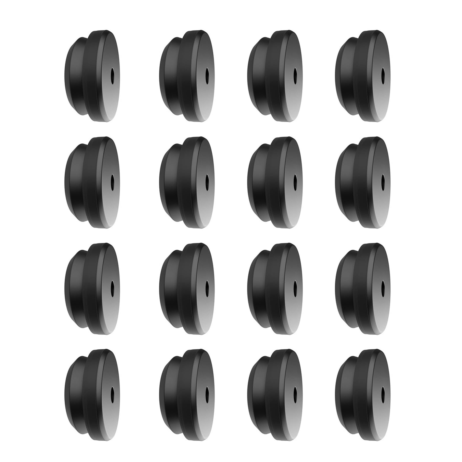 Kalttoy 16 Pieces Stove Rubber Protective Caps High Temperature Resistant Rubber Plugs Kitchen Accessories Replacement Parts Caravans Cooker Stoppers