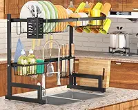 Cozinha Suspensa Modula Autossustentável Escorredor Louça Rac expande de 65cm-80cm