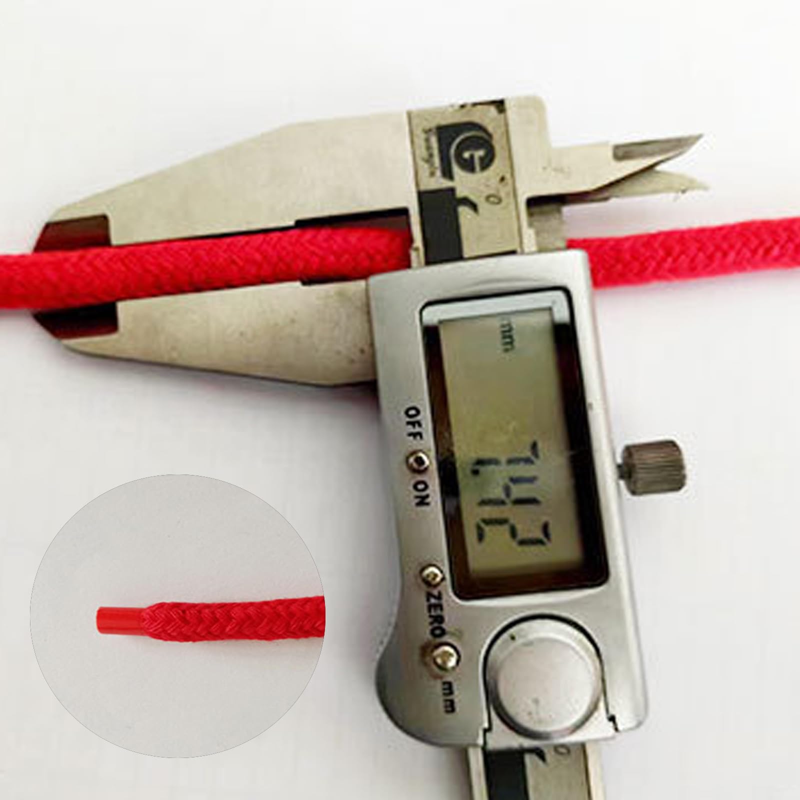 4 Piezas Cordón Retorcido de Algodón Grueso, 10 Metros de Largo, 8 mm de Espesor, Cuerda Trenzada para Tender Ropa, para Acampar, Jardinería, Canotaje, Tirar de la Cuerda, Mascota, Escalada (Rojo)