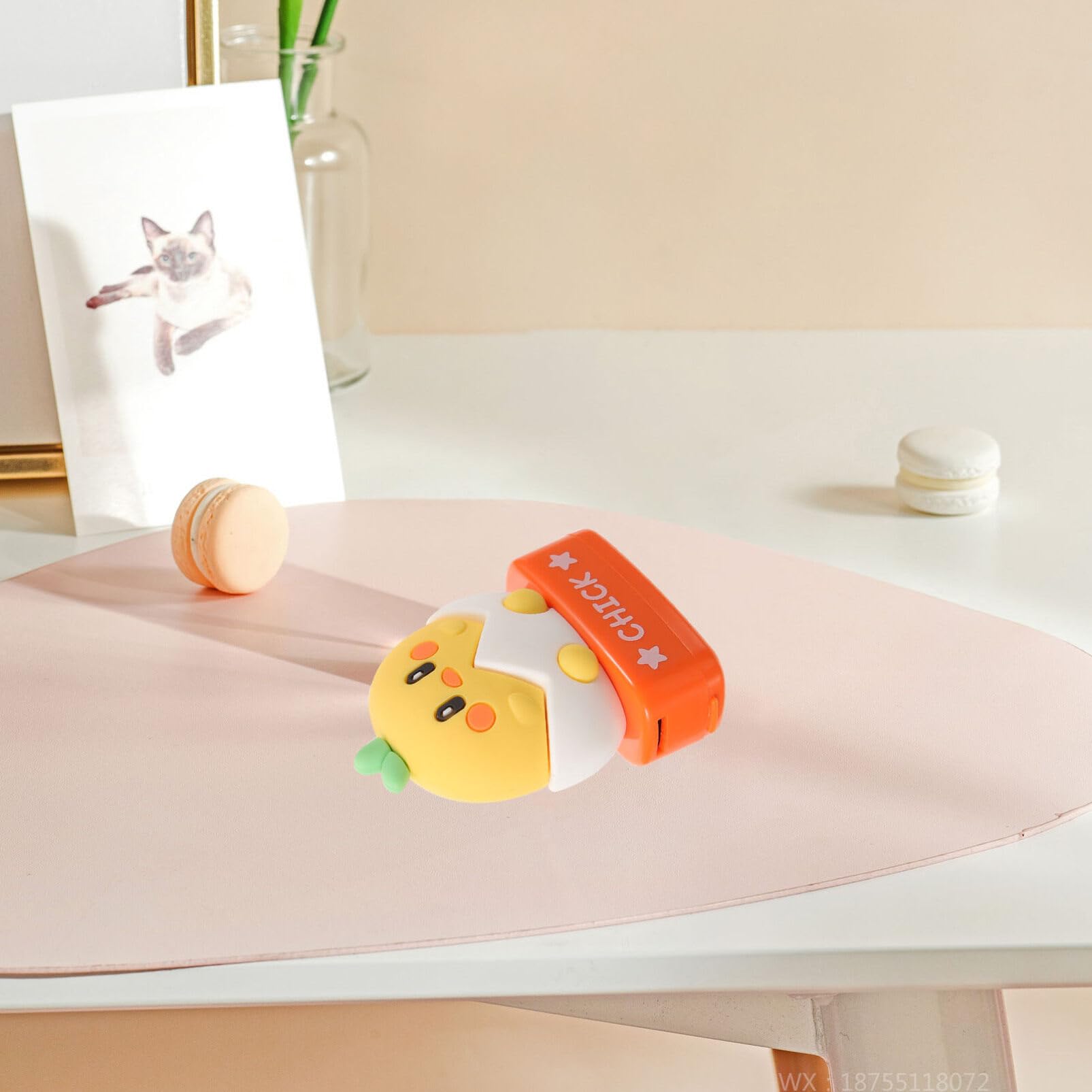 Timbro per Etichette Vestiti, Multiuso, Simpatico, per Scuola | Decorazioni Scuola, per Libri e Capi, Materiale Silicone Abs Tampone Fotosensibile