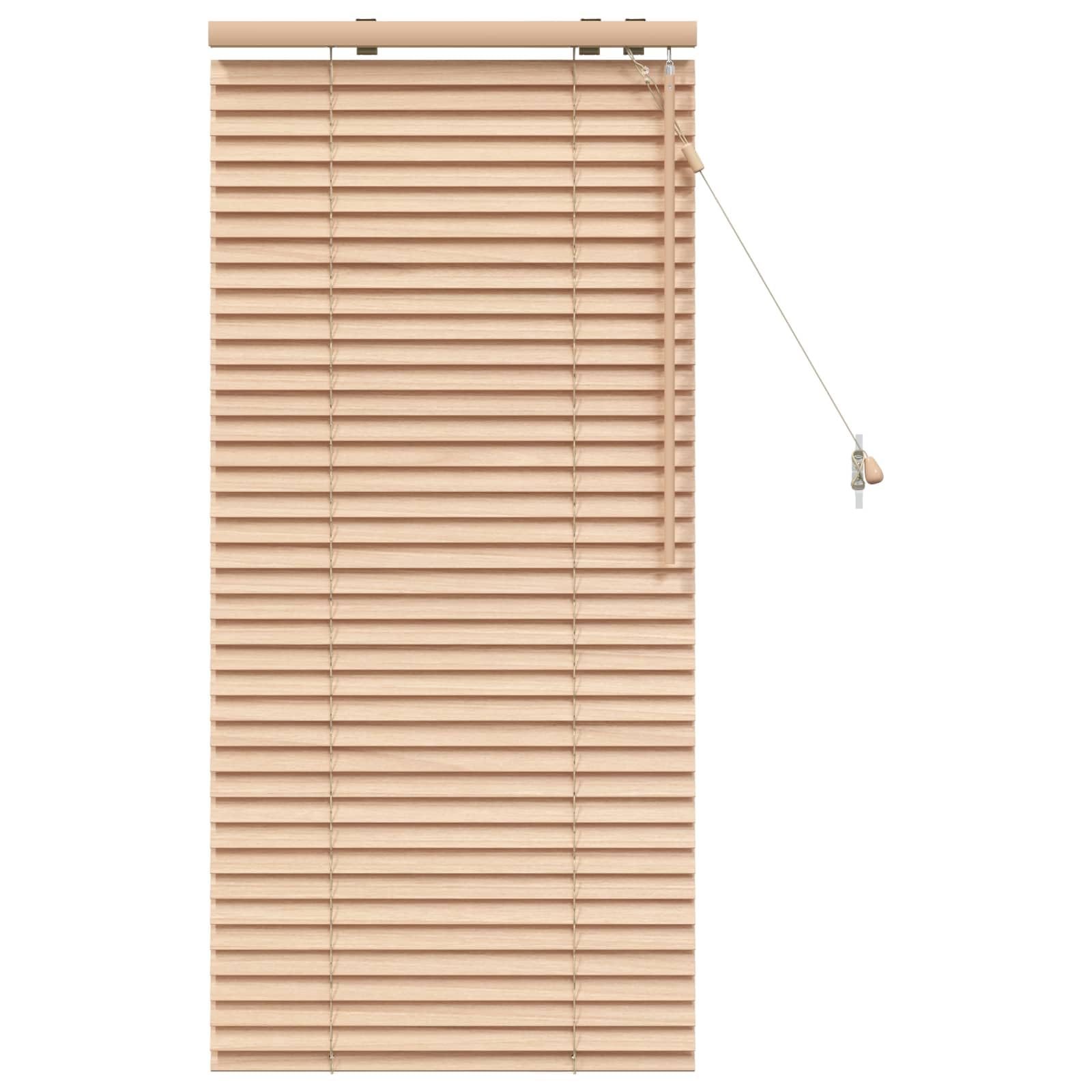 Persiana de madera ajustable de 55 x 130 cm, aislamiento lumínico y privacidad en tu hogar