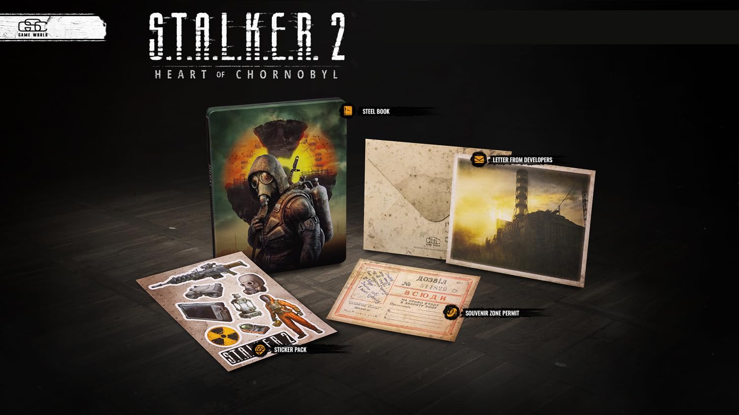 S.T.A.L.K.E.R. 2: Heart of Chornobyl Day One Steelbook Edition (Xbox Series X)