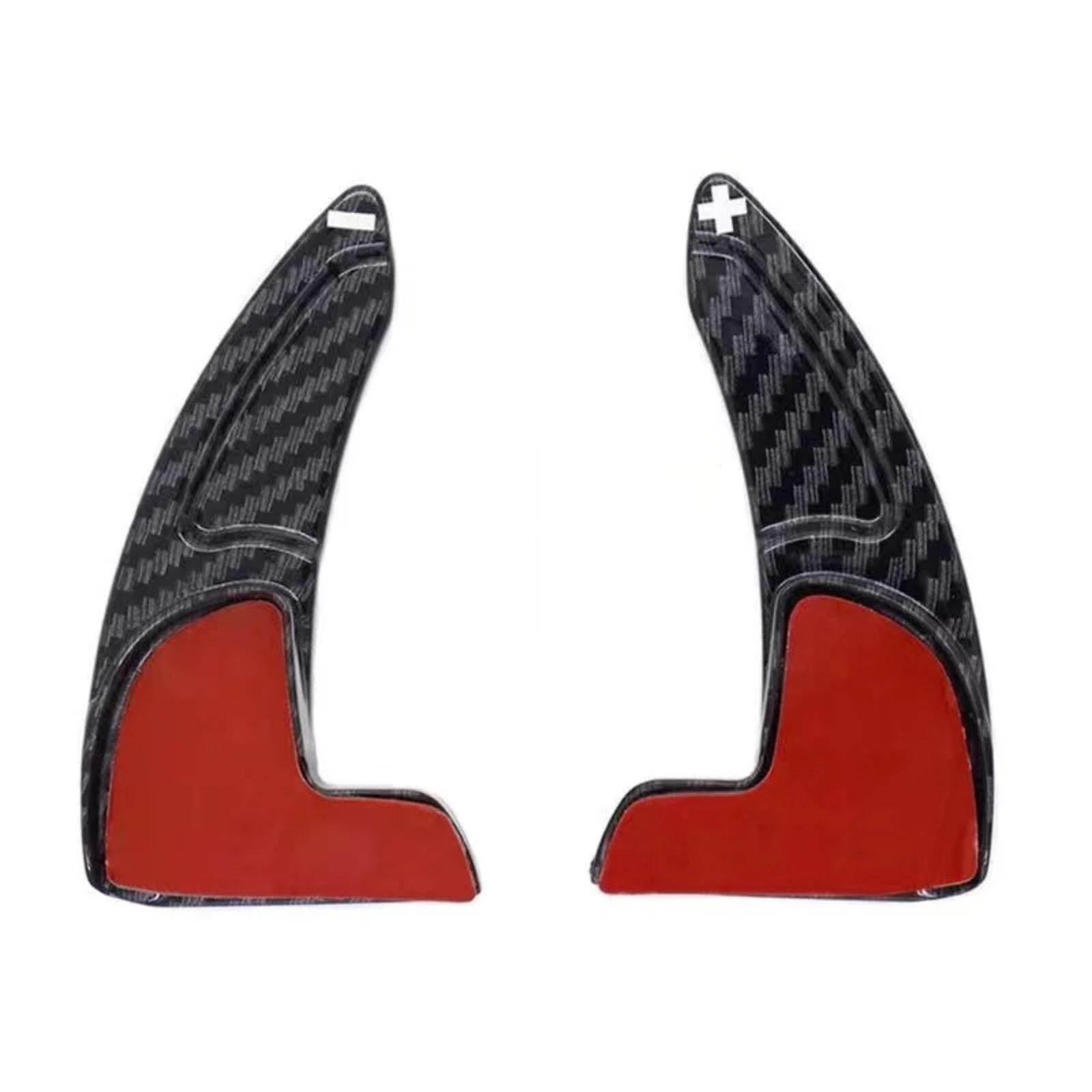 WSDERUB Compatible with Dodge for Challenger for Durango R/T Car Steering Wheel Shift Paddles Extension Shifter Interior Accessories(Forge Black)