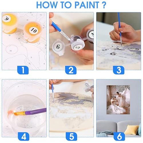 Skryuie FBA-SKR-SZYH-00034 Paint By Numbers Kit For Adults Beginner Basketball thumb #6
