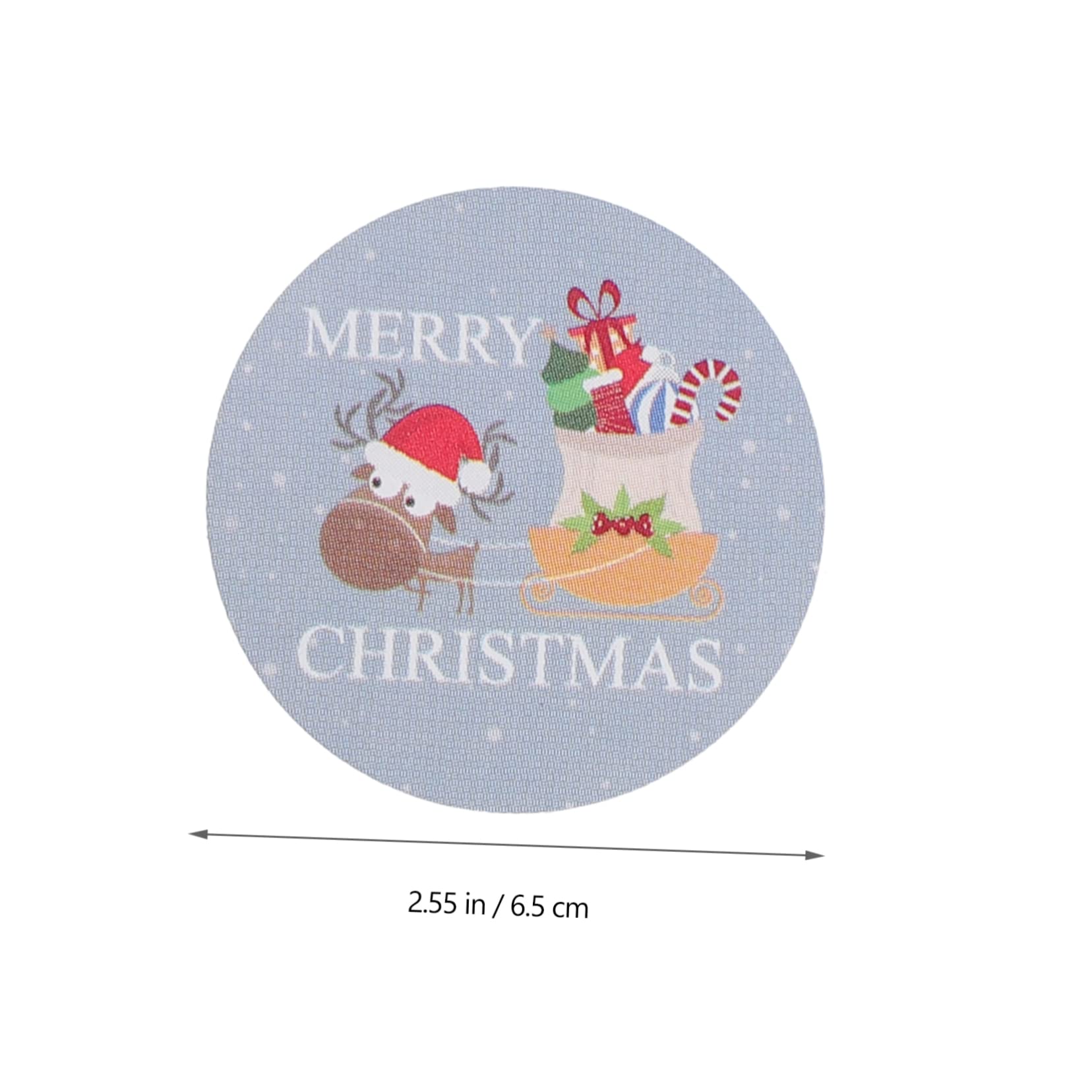 STOBOK 6rotoli Adesivi Natalizi Festivi Stickers Per Decorazioni Adesivi Per Buste e Creativi Design e Facile Applicazione