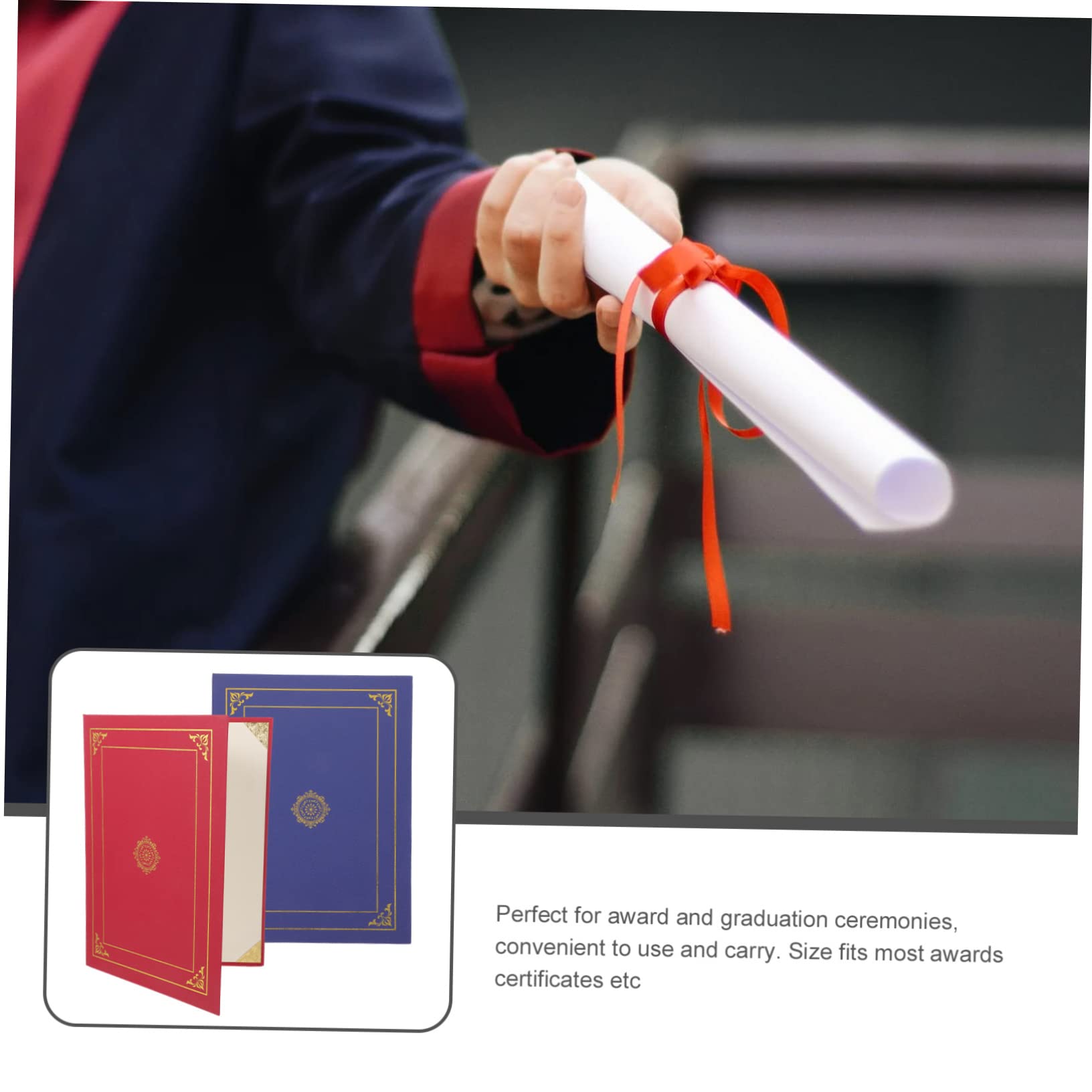 NUOBESTY 2piezas Portada Del Carta Fundas Protectoras Para Certificados De Papel Fundas Creativas Para Premios De Graduación