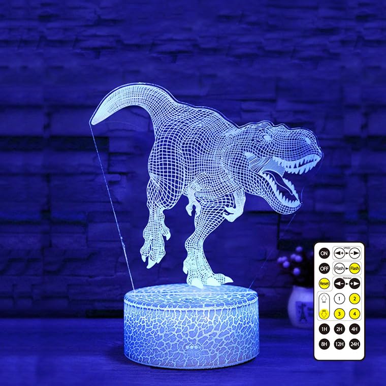 Amazon.co.jp : 電光ホーム 3D ライト ランプ ティラノサウルス