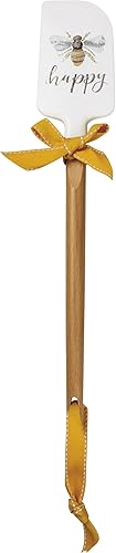 Primitives by Kathy Bee Happy Bee - Espátula de silicona con temática de abeja amarilla