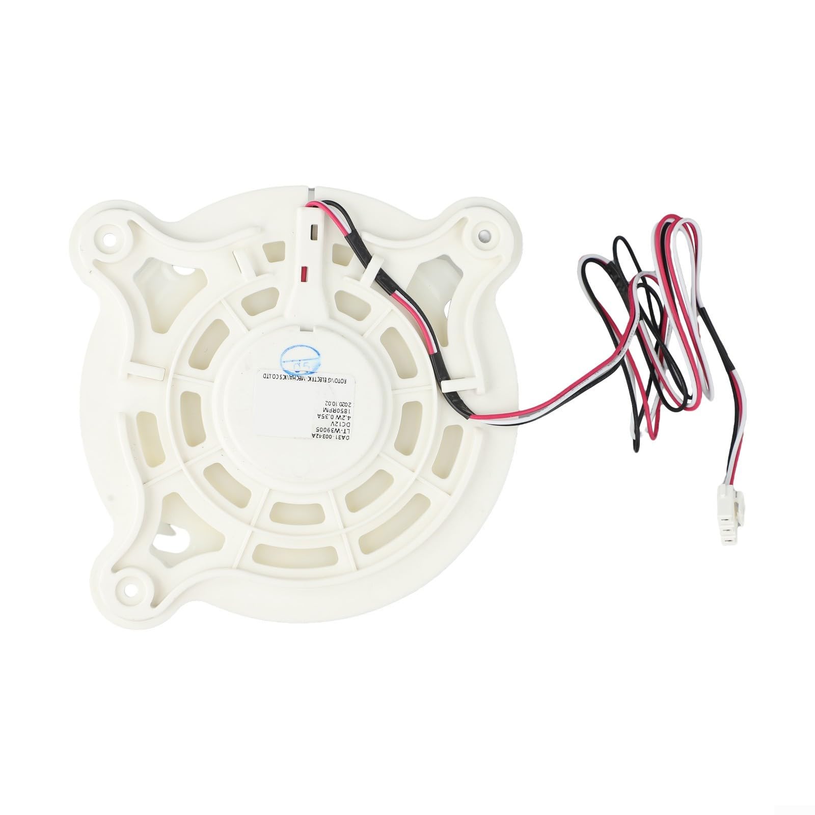 Silnik do lodówki DA31-00342A do Samsung RS27T5200SG – część zamienna DC12 V silnik wentylatora, lodówka, wentylator 16 x 16 cm