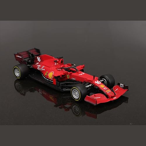 Miniatura 7 de 143 Bburago 2021 SF21 F1#16 Charles Leclerc 143 Simulación estática Diecast Alloy F1 Formula Modelo de coche de juguete coleccionable (estándar