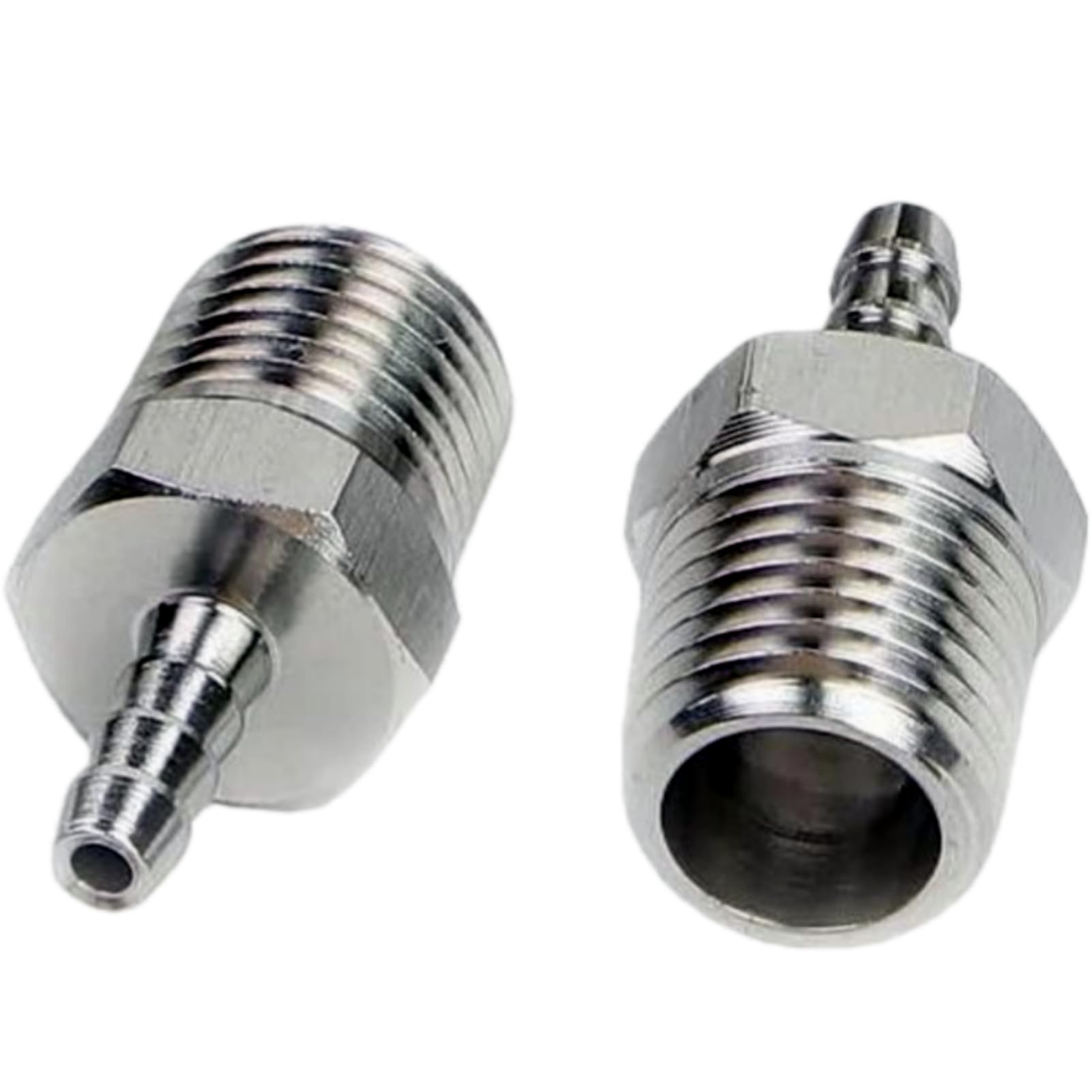 4 szt. Króciec do węża 3/8 cala na męski adapter NPT 3/8 cala — prosta złączka próżniowa, stal nierdzewna 304(1/2inch Male NPT-1/2inch Hose)