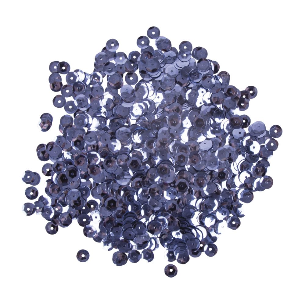Rayher 3927009 Sequins Curved 6 mm Diameter 4000 Pieces Medium Blue