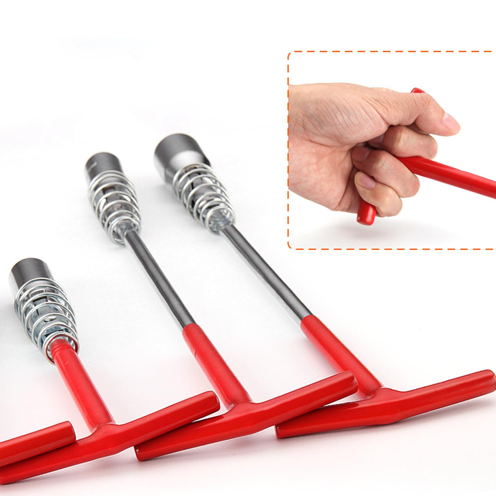 Zündkerzenschlüssel Mit T-Griff & Gelenk – 16/21 Mm Chrom-Vanadium-Stahl Für Autowerkstatt
