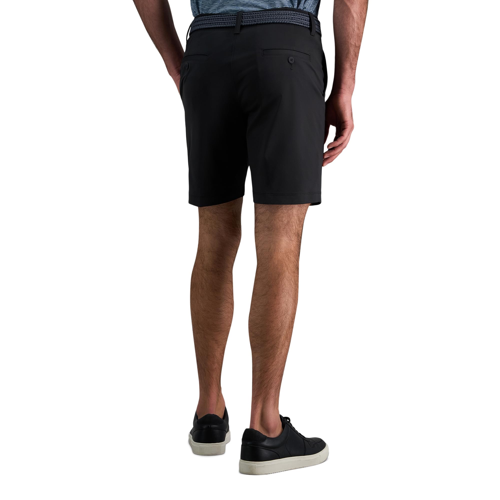 Haggar Pantalón Corto Deportivo de Viaje para Hombre, Entrepierna de 9 Pulgadas