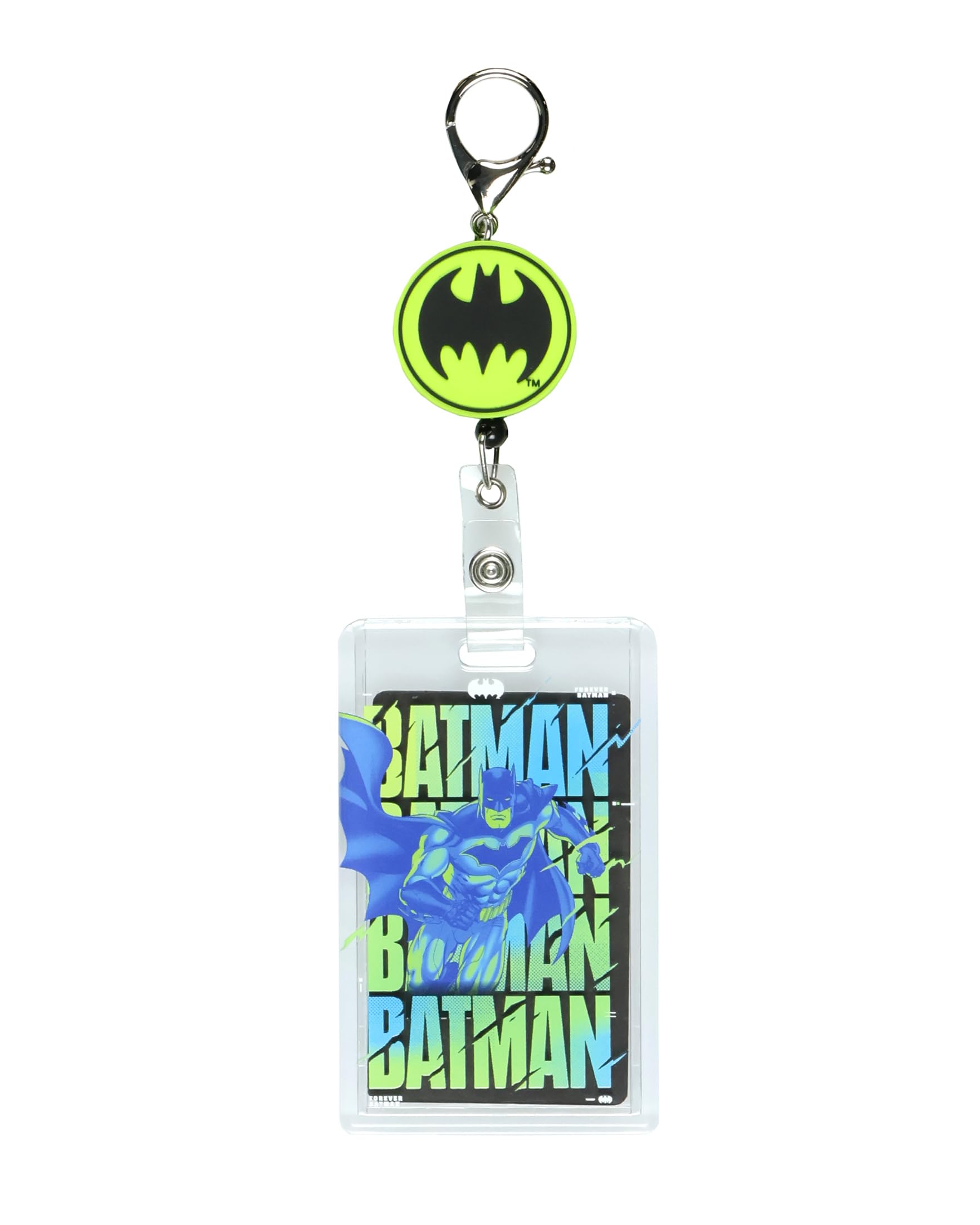 Porte-clés rétractable Batman protège-badge rigide anti-fissure - 5