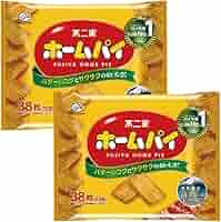 Amazon.co.jp: 不二家 ホームパイ 38枚 ホームパイ 2袋