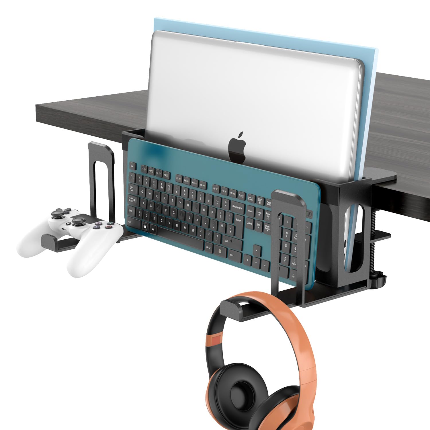 Amazon | ROLIZOE ノートパソコンスタンド 二段 デスクサイド 収納