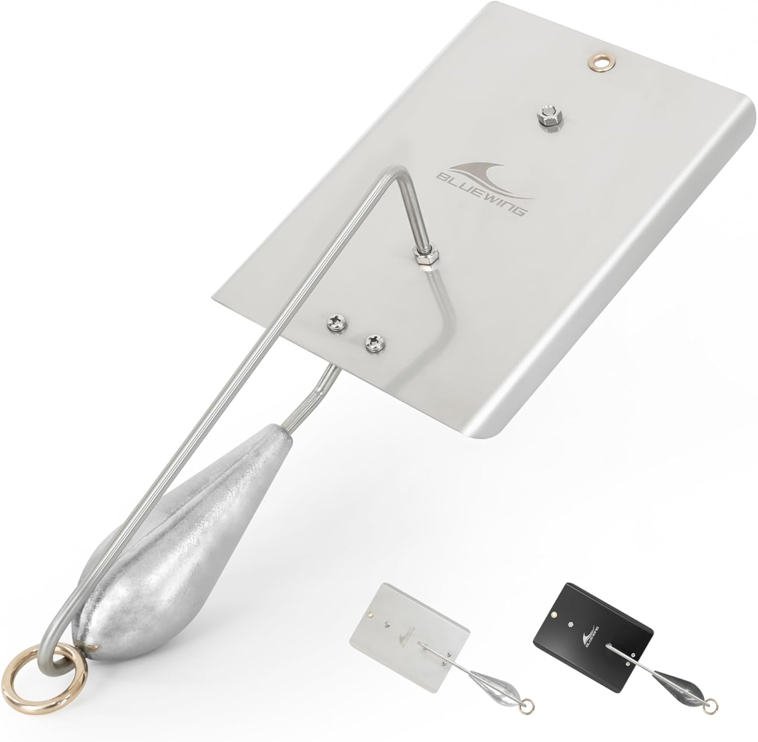 BLUEWING Fishing Planer Heavy-Duty Trolling Planer with Stainless Steel Blade for Wahoo, Kingfish, Tuna Fishing and Downrigger