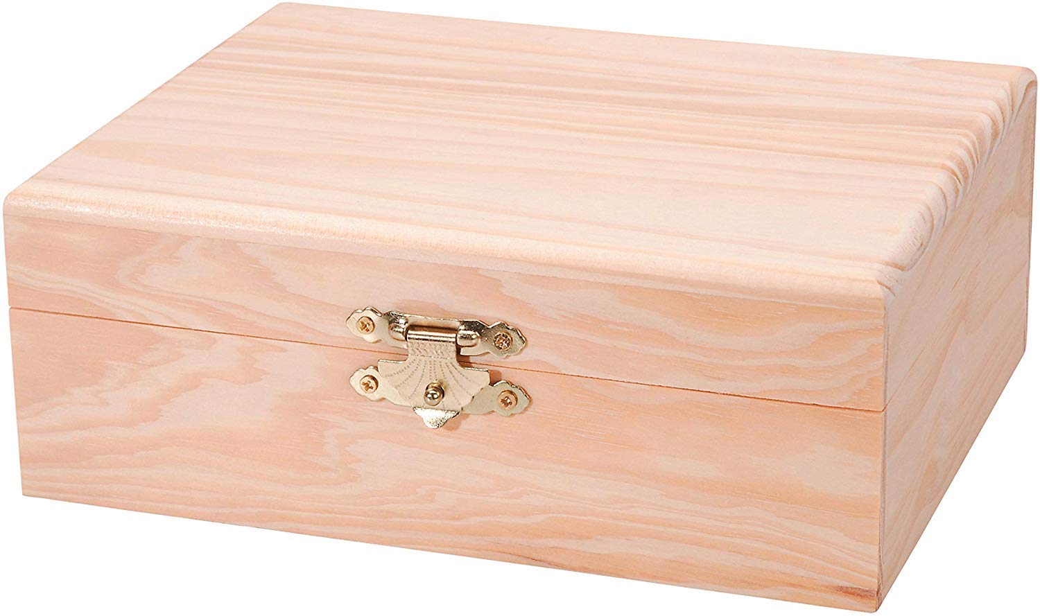 Darice Rectangle Wood Box, 7.125